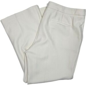 Boss Women's Cream Straight-Leg Timasa1 Dress Pants 27" Inseam